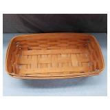 Longaberger Handwoven Rectangular Basket