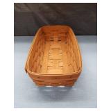 Longaberger Handwoven Rectangular Basket