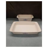 Corning Ware Cornflower Blue Square Baking Dishes