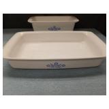 Corning Ware Cornflower Blue Square Baking Dishes