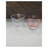Pyrex and Anchor Glass Measuring Cups