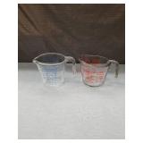 Pyrex and Anchor Glass Measuring Cups