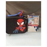 Spider-Man Marvel Lunch Bag and Window Panel Set