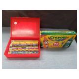 Crayola 96 Crayons Set with Pencil Case