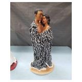 African American Figurine Set in Traditional Attire