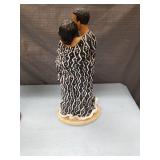 African American Figurine Set in Traditional Attire