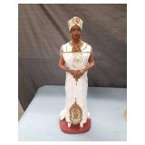 African American Figurine Set in Traditional Attire