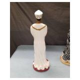 African American Figurine Set in Traditional Attire