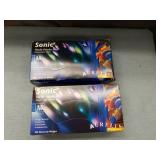 Sonic Aurelia Nitrile Examination Gloves - Medium Size (2 Boxes)