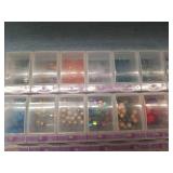 Mixed Craft Bead Collection in Storage Cases