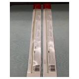 (2) Range Kleen Silicone Seam White: Stove Guard & Oven Protector, Kitchen Cooktop Accessory, 22.63\" x 2.88\"