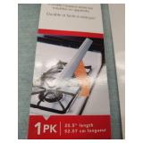 (2) Range Kleen Silicone Seam White: Stove Guard & Oven Protector, Kitchen Cooktop Accessory, 22.63\" x 2.88\"