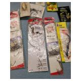 Large Fishing Hook Collection - Eagle Claw and Mixed Brands
