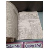 Adult Coloring Book Collection - Birds & Cityscapes