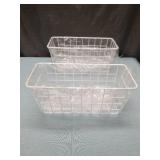 Clear Acrylic Grid Storage Baskets