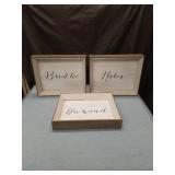 Calligraphy Wellness Word Art Set