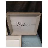 Calligraphy Wellness Word Art Set