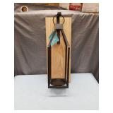 Modern Wood and Metal Lantern