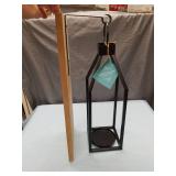 Modern Wood and Metal Lantern