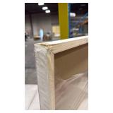 Ampersand Art Artist Panel  Canvas Texture  Cradled  1-1/2  Profile  18  x 18 (slight cosmetic damage on back) - Retail: $56