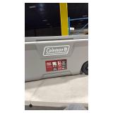 Coleman Classic Series Insulated Portable Rolling Cooler with Wheels, Leak-Resistant Outdoor Hard Cooler Keeps Ice up to 5 Days, 100-Quart - Retail: $0