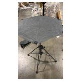 30\" Folding Bar Height Table, Lightweight Portable Ootdoor Bar Tables Camping Table with Carry Bag for Cocktail Parties Restaurant Beach, 25\" /37\" Two Heights Adjustable - Retail: $0