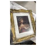 11x14 Picture Frame Gold Vintage Antique Frames 11x14 or Matted to 8x10 Photo Ornate Baroque Bronze for Wall Display - Retail: $0