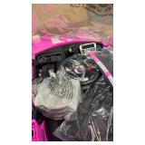 Shelby Electric Car for Kids, Battery Powered Ride On Toy for Toddlers with Remote Control, Upgrade Panel, Bluetooth, Shock Absorbers, Safety Belt, 3 Speeds, LED Lights - Pink - Retail: $0