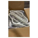 Utopia Home Premium Velvet Hangers 50 Pack - Non-Slip Clothes Hanger with Tie Bar - Ivory Hangers with 360 Degree Rotatable Hook - Heavy Duty Coat Hanger - Retail: $0