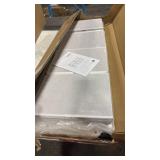 WLIVE Dresser for Bedroom with 5 Drawers, Wide Chest of Drawers, Fabric Dresser, Storage Organization Unit with Fabric Bins for Closet, Living Room, Hallway, White - Retail: $0