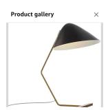 Art Desk Lamp Modern Minimalist Metal Lighting Fixture for Bedroom, Study, Office, Living Room, Hotel, Clubhouse Decorative Task Light