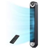 Dreo Tower Fan for Bedroom, Upgraded DC 9 Speeds 25dB Ultra-Quiet Floor Fan, 90° Oscillating Fans with 28ft/s Velocity, 12H Timer, Standing Fan, Bladeless Fan Powerful for Home Office Room