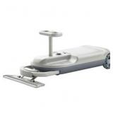 Kids Cleaning Kart, Electric Wiggle Car for Kids, 5-Speed Telescopic, with Bearing Steering Stem, Lighted Wheels and Storage Space,Portable Go Kart for Kids 3 and Up, Gray