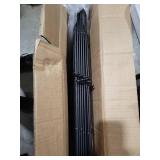 10 Panels No Dig Garden Fence with Gate, 34in(H) x 22.5ft(L) Decorative Metal Outdoor Dog Fence, Rustproof Pet Fencing for Yard, Patio, Flower Bed -Temporary Fencing| Easy to Install (missing panels )