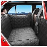 Back Seat Extender for Dogs  Waterproof Dog Seat Cover for Back Seat with Door Protection