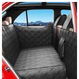 Back Seat Extender for Dogs  Waterproof Dog Seat Cover for Back Seat with Door Protection