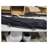 Foldable Directors Makeup Salon High Chair - Portable Camping Bar Height Folding Photoshoot Chairs with Stroage Bag Cup Holder Non-Slip Footrest, Supports 400 lbs