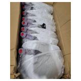 Leumoi 20 Pack 4 Pt. Suspension Hard Hat Bulk Safety Helmets ABS Ratchet Hard Hats Adjustable Construction Hardhats with Vents and Cotton Brow Pad Hard Hats for Men Work Head Protection