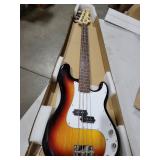 Fender Squier Debut Series Precision Bass Guitar, Beginner Guitar, 2-Color Sunburst with Matte Finish