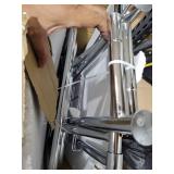 Double Rod Clothes Rack, Heavy Duty Rolling Clothing Rack With Shelves, Double Rod Clothing Racks for Hanging Clothes & Bags, Portable & Adjustable Clothes Rack with Wheels Garment Rack