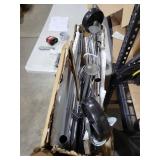 Double Rod Clothes Rack, Heavy Duty Rolling Clothing Rack With Shelves, Double Rod Clothing Racks for Hanging Clothes & Bags, Portable & Adjustable Clothes Rack with Wheels Garment Rack