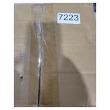 2-Rigid 10\" Pneumatic Caster Black Rubber Wheel - 800 lbs. Capacity