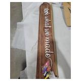 Look What We Made Sign With Clips