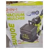 Sun Joe - 24V Series X2-OGV 48-Volt iON+ Cordless Outdoor Garden Vacuum/Mulcher Kit - Green