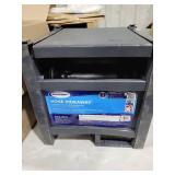 Suncast 100 Foot Slide Trak Hose Hideaway Resin Storage  Cyberspace Grey