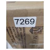 Maven Lane Adrien Backless Bar Stool 31 Inch Saddle Seat with Footrest