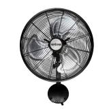 Hurricane 16 Inch Pro High Velocity Oscillating Metal Wall Mount Fan  Black