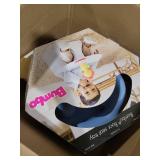 Bumbo Baby Infant Soft Foam Comfortable Support Wide Floor Seat with 3 Point Adjustable Harness for Ages 3 to 12 Months, Powder Blue