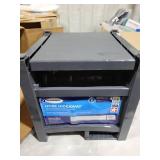 Suncast 100 Foot Slide Trak Hose Hideaway Resin Storage  Cyberspace Grey