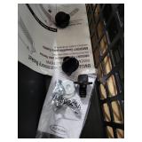 Suncast 25  x 7.25  Shelf Basket Accessory for Outdoor Shed  Black (2-Pack)